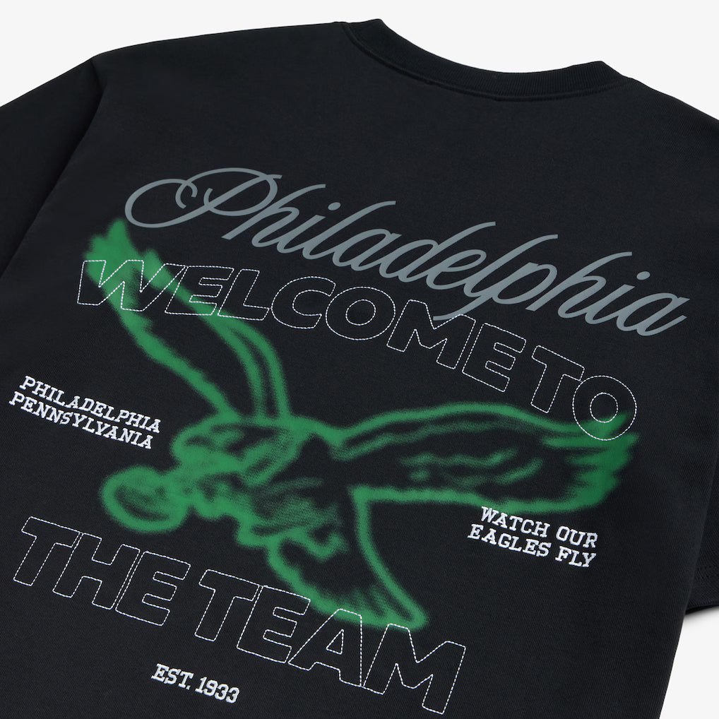 Unisex Black Philadelphia Eagles Graphic T-Shirt